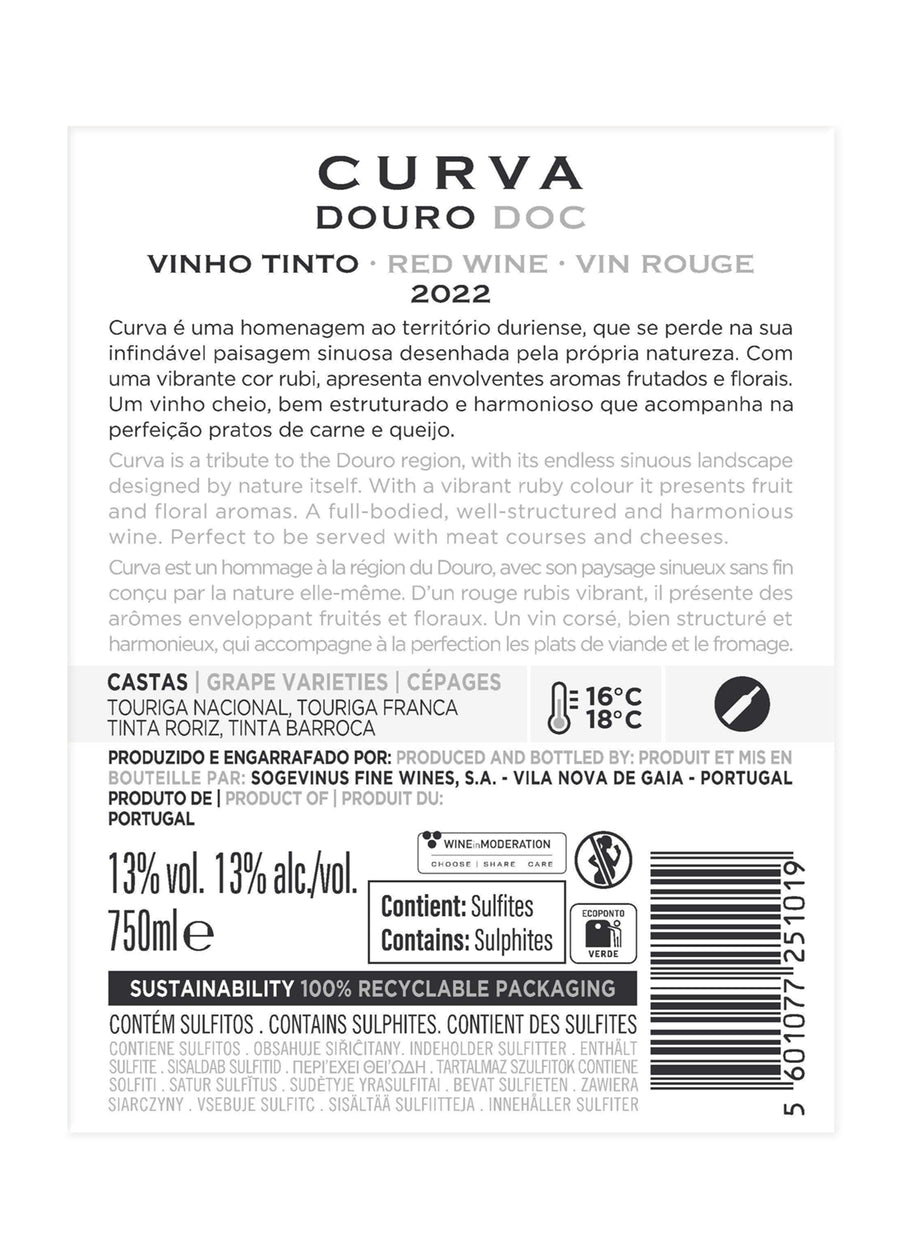 VINHO DOURO CURVA TINTO 2022