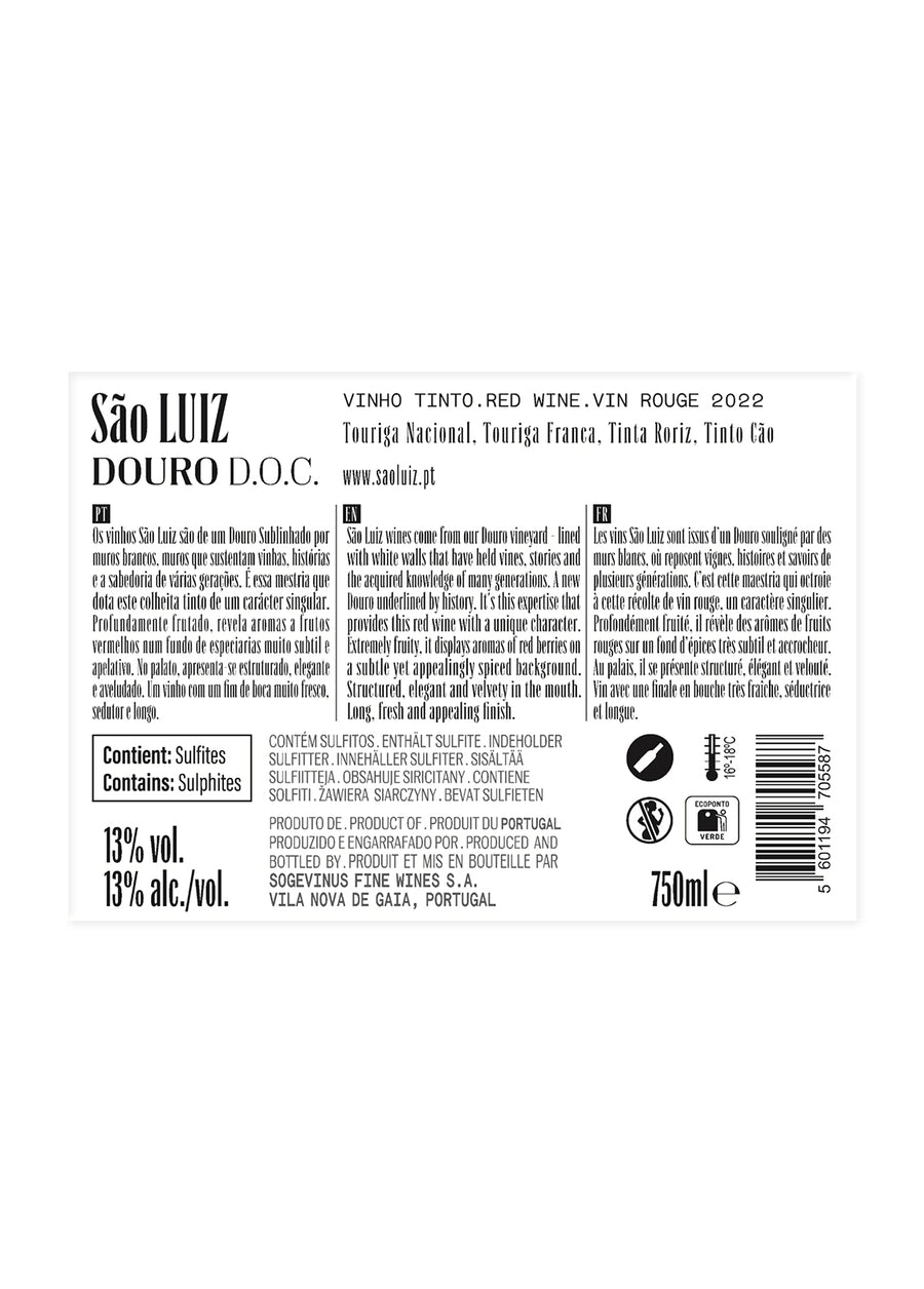 VINHO DO DOURO SÃO LUIZ TINTO 2022