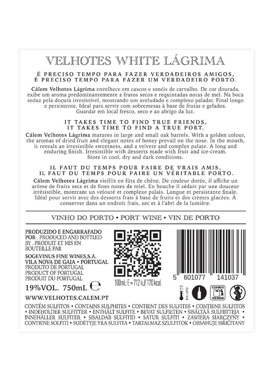 VELHOTES LÁGRIMA WHITE