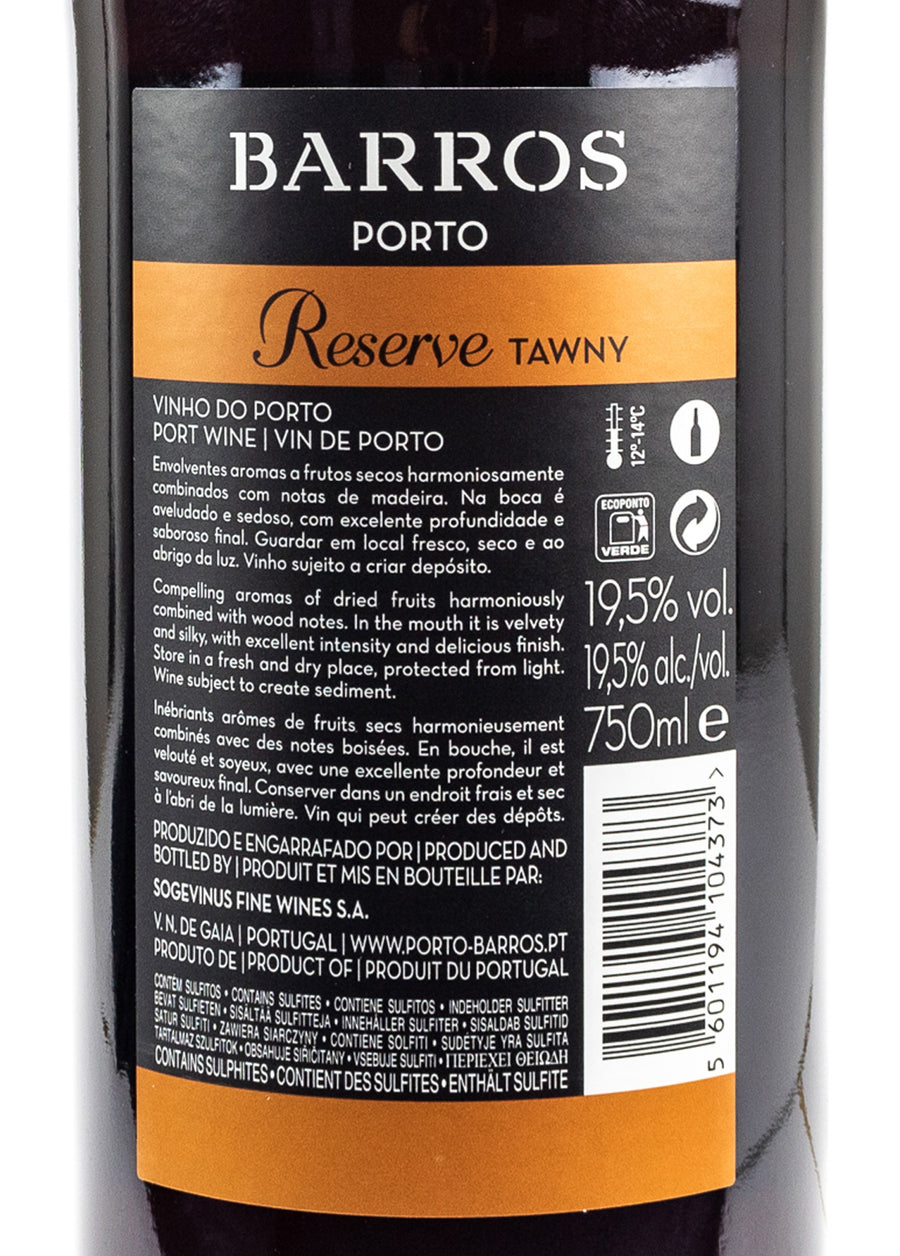 VINHO DO PORTO - BARROS SPECIAL RESERVE TAWNY